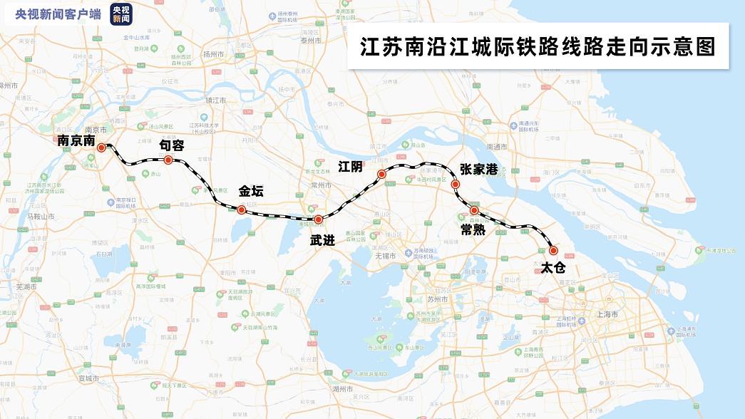 江苏沿江城际铁路最新消息