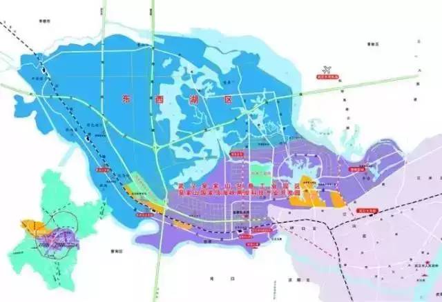 东西湖径河最新规划图，塑造未来城市新面貌